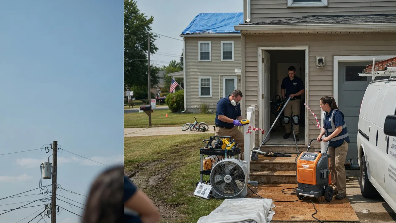 Water Damage Repair in Potts Camp, MS near me